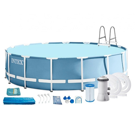 фото Бассейн каркасный Intex 26734 с принадлежностями (457-107см) фото Бассейн каркасный Intex 26734 с принадлежностями (457-107см)