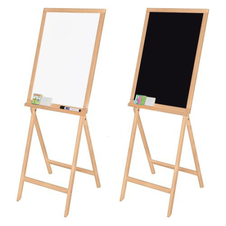 фото Детский деревянный мольберт 2195 двусторонний
