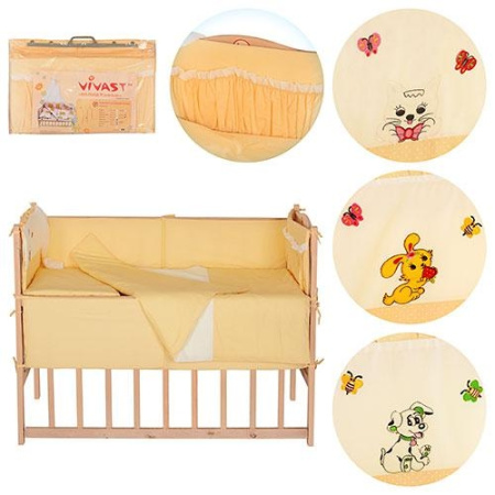 фото Постельное белье Vivast М V-611-70148-07 наволочка пододеяльник простынь