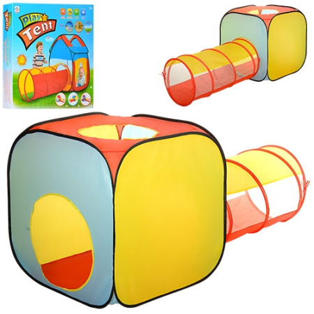 фото Детская палатка с тоннелем M 3307 куб