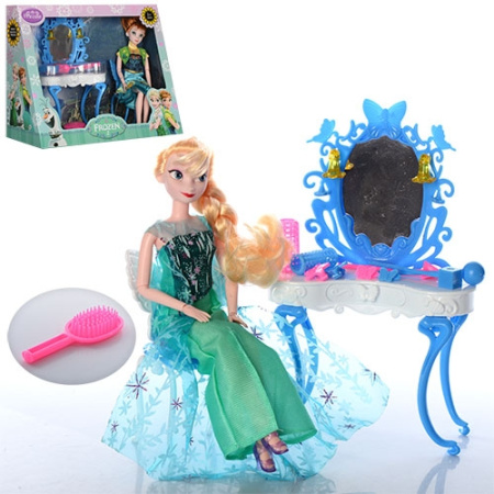 фото Трюмо со стульчиком для куклы ZT8782 шарнирная кукла