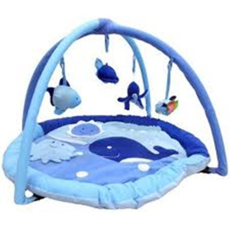 фото Детский развивающий коврик Tongde R/FM 6197 с рыбками на подвеске