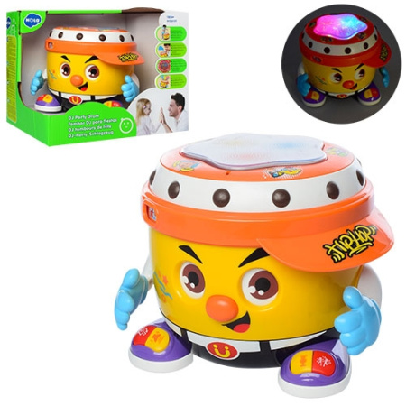 фото Детский музыкальный барабан 6107 танцует 3D свет