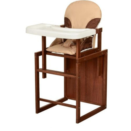 фото Детский стульчик для кормления CH-D5 трансформер 2в1 (бежевый)