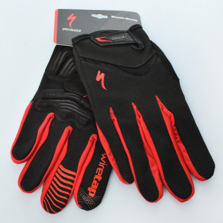 фото Велосипедные перчатки SPECIALIZED AS180057-11 c длинными пальцами (черные)