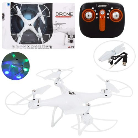 фото Летающий квадрокоптер на аккумуляторе BF-014B с запасными лопостями (39 см)