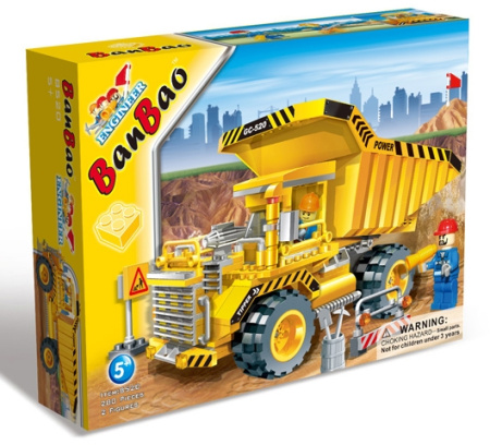 фото Конструктор BANBAO 8520 Самосвал (280 деталей)
