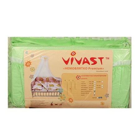 фото Защита для кроватки Vivast М V-612-70376-04 (4 детали)