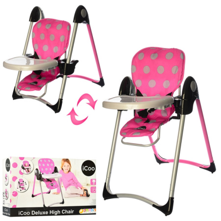 фото Стульчик для кормления куклы D93148 металлический