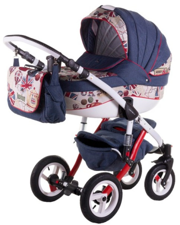 фото Коляска 2 в 1 Adamex Aspena World Collection london 620250