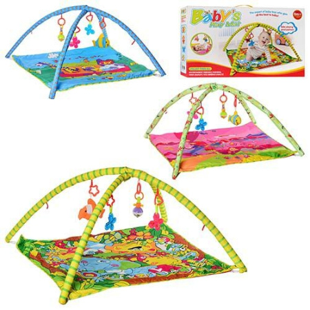 фото Коврик для младенца M 2380 развивающий 3 вида