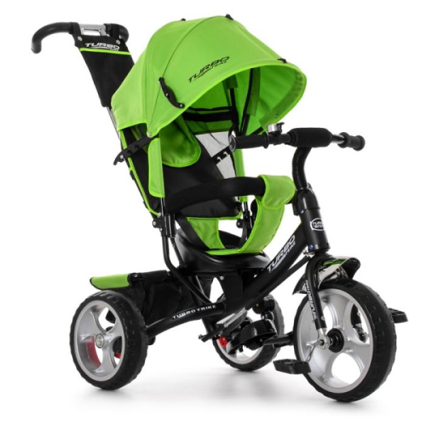 Колясочный велосипед TurboTrike M 3113-4 (зеленый)