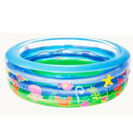 фото Круглый бассейн 3 кольца Bestway 51029 (196-53см)