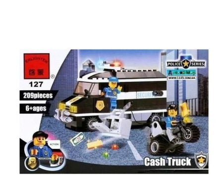 фото Детский конструктор BRICK 457833 / 127 "Инкассаторский фургон" (209 дет.)