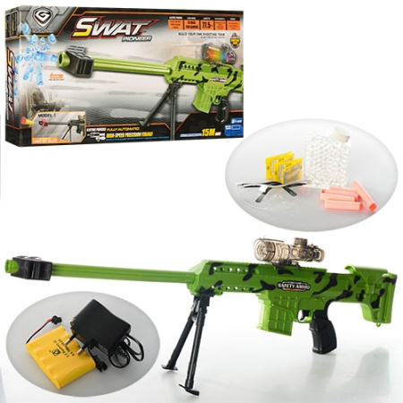 фото Снайперская винтовка игрушечная F6-B с аксессуарами (83см)