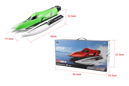 фото Катер на радиоуправлении WL Toys WL915 F1 High Speed Boat бесколлекторный (зеленый)