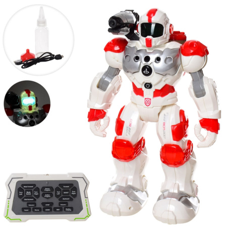 фото Интерактивный робот 9088 ездит танцует музыка свет звук брызгает водой (31 см)