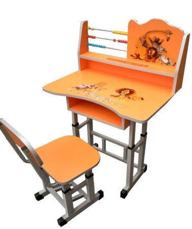 фото Детский стол – парта «Мадагаскар», регулировка по высоте (ов)