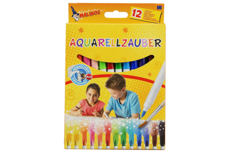 фото Акварельные фломастеры MALINOS Aquarellzauber на водной основе 12 шт