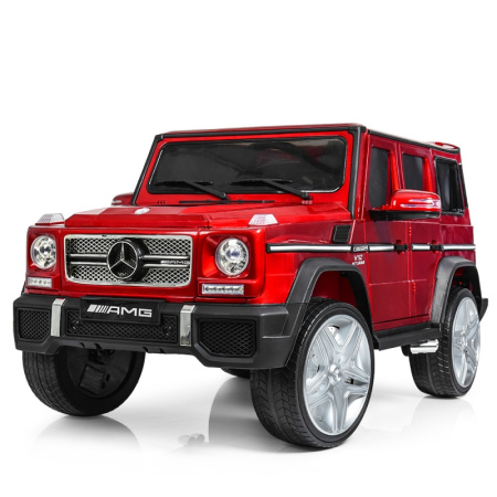 фото Детский джип Mercedes AMG M 3567EBLRS-3 кожаное сиденье и автокраска (красный) фото Детский джип Mercedes AMG M 3567EBLRS-3 кожаное сиденье и автокраска (красный)