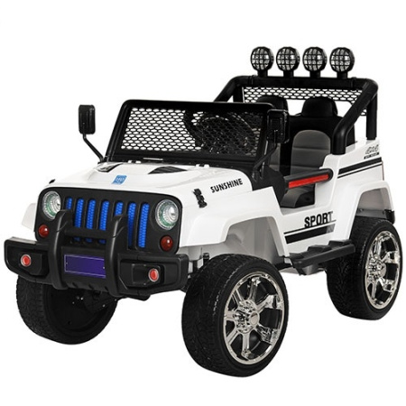 фото Детский джип M 3237EBLR-1 электромобиль на радиоуправлении колеса ЕВА (белый) фото Детский джип M 3237EBLR-1 электромобиль на радиоуправлении колеса ЕВА (белый)