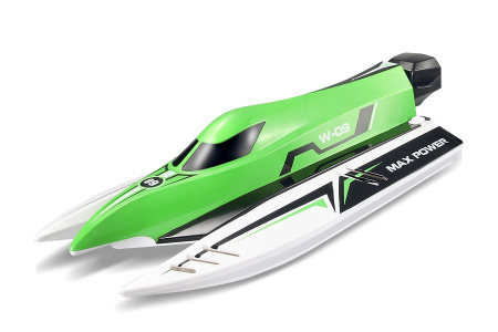 фото Катер на радиоуправлении WL Toys WL915 F1 High Speed Boat бесколлекторный (зеленый)