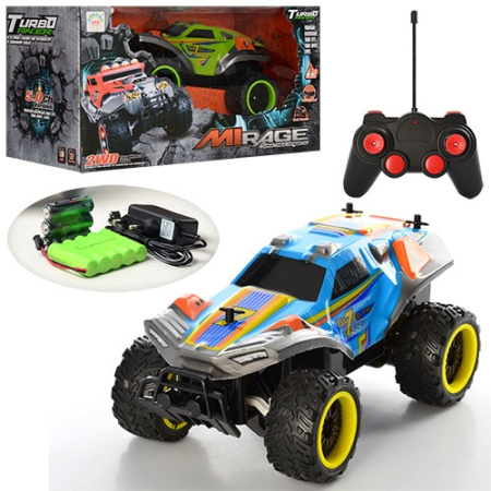 фото Джип на радиоуправлении 1333-2A небьющийся корпус и резиновые колеса