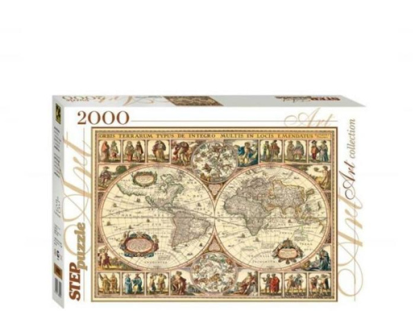 Пазлы 84003, Историческая карта мира (2000 элементов)(о)