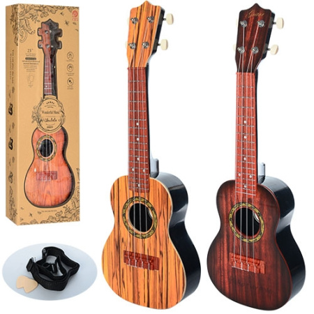 фото Детская деревянная гитара 898-13B-C-TA четырехструнная (60см)