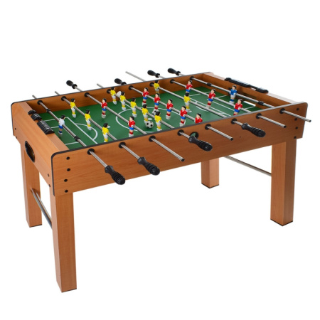 фото Настольный деревянный футбол 1019A со штангами на ножках (122-60 см)