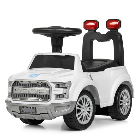 фото Каталка-толокар для детей Bambi FD-6821-1 сигнал и музыка (белая)