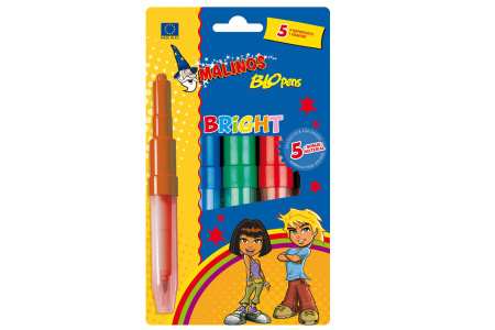 фото Фломастеры-аэрографы MALINOS BLOpens Bright 5 шт