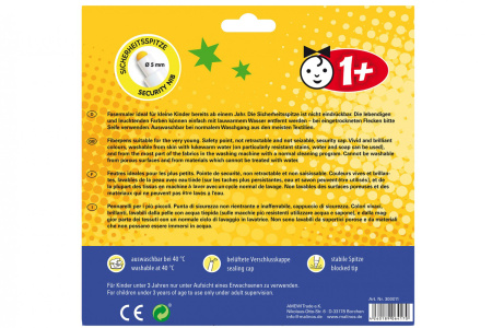 фото Фломастеры на водной основе MALINOS Babyzauber для малышей 10 шт