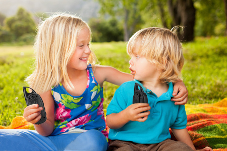 фото Рации детские CLICK "Справжні рації" 2шт на 1км (желтый+голубой)