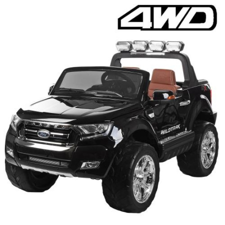 фото Детский электромобиль джип Ford M 3573EBLRS-2 четыре мотора кожаное сиденье и автокраска (черный)