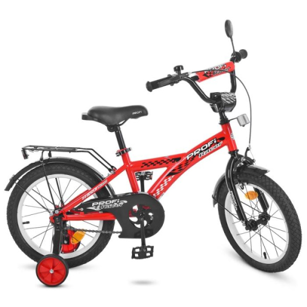 Двухколесный велосипед для детей 14 дюймов Profi T1431 Racer (красный)