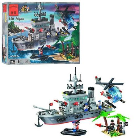 фото Конструктор для детей BRICK 820 "Фрегат" , 614 деталей