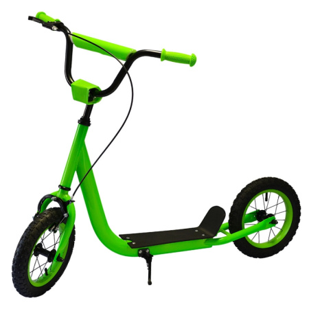фото Самокат для подростков двухколесный SR 2-046-GR с ручным тормозом (зеленый)