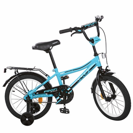 фото Детский двухколесный велосипед 16 дюймов Prof1 L16104 Top Grade (бирюзовый)