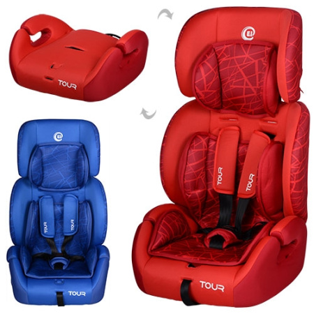 фото Детское автокресло El Camino ME 1004-2 TOUR бустер 2в1 (красное и синее) фото Детское автокресло El Camino ME 1004-2 TOUR бустер 2в1 (красное и синее)
