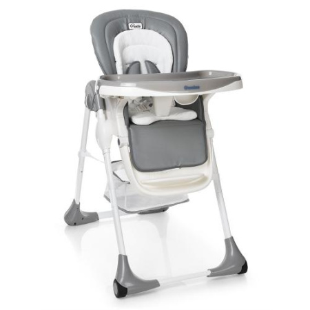 фото Детский стульчик для кормления El Camino ME 1001-11 PUNTO кожа (серый)
