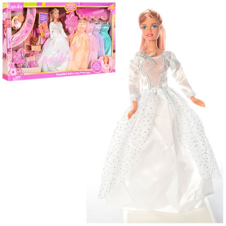 фото Кукла с нарядами и аксессуарами DEFA 6073B (29см)