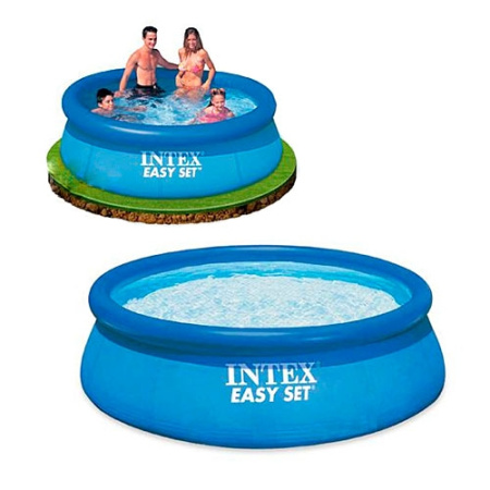 фото Для дачи круглый надувной бассейн  Easy Set Pool Intex 28110 (56970) (244х76 см)