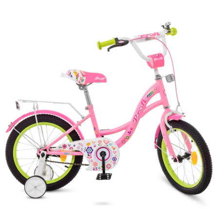 фото Двухколесный детский велосипед 18 дюймов Profi Y1821-1 Bloom (розовый)