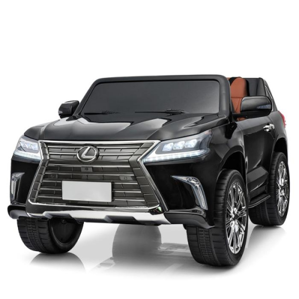Детский джип Lexus LX570 M 3906(MP4)EBLR-2 полный привод 4 мотора и кожаное сиденье (черный)