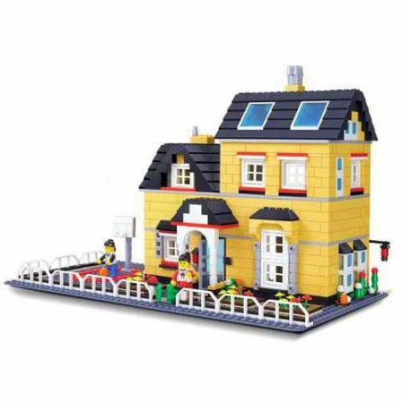 фото Игрушечный конструктор для детей, Домик Wange Toys 34052 (755 дет)