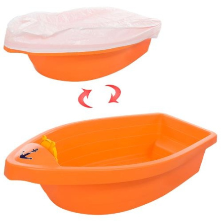 фото Детская песочница 311 лодка с покрытием