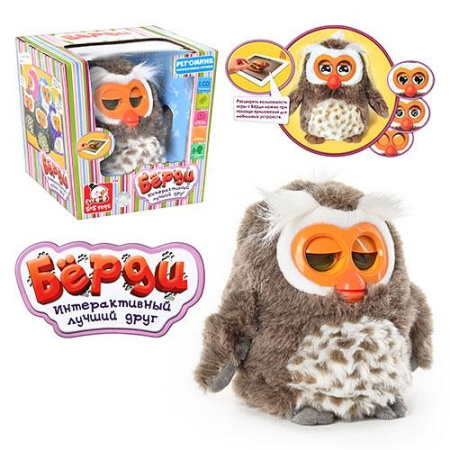 фото Интерактивное животное Берди MP 0924 совенок (аналог Ферби )