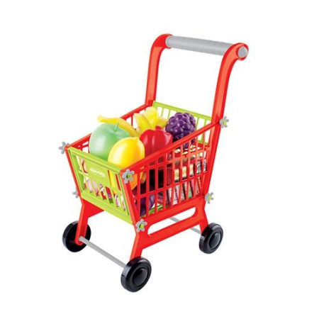 фото Детская тележка с продуктами 14365 супермаркет