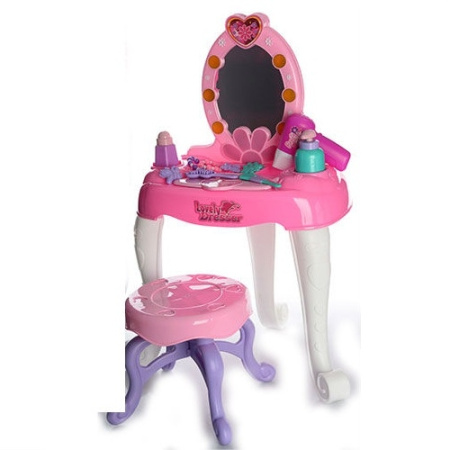 фото Детское трюмо со стульчиком и аксессуарами 8303С (музыка, свет)